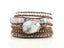 RH Fashion Handma Bohemian Jewelry 5 Strands Wrap Bracelet Natural Stones Charm Carousel 8
