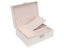 Two-Layer Leather Jewelry Box Organizer Earrings Rings Necklace Storage Case Carousel 3