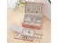Two-Layer Leather Jewelry Box Organizer Earrings Rings Necklace Storage Case Carousel 8