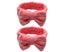 2Pcs Facial Headband for Bath Spa Makeup Bow Head Wrap Soft Head Cloth Wate Carousel 1