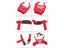 Dog Muzzle For Small Large Dogs Adjustable Mesh Breathable Polyester Straps Carousel 8