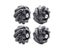 5/10/15KG Load 60/80/96mm Omni Mecanum Wheel With 4/6mm TT Hubs For Arduino Carousel 8