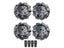 5/10/15KG Load 60/80/96mm Omni Mecanum Wheel With 4/6mm TT Hubs For Arduino Carousel 1