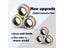 3pcs Finger Magnetic Rings Colorful Fidget Toy Set For Stress Relief Carousel 4