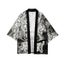 Demon Print Samurai Shirt Clothing Traditional Haori Kimono Women Men Japanese Carousel 3