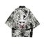 Demon Print Samurai Shirt Clothing Traditional Haori Kimono Women Men Japanese Carousel 4