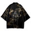 Demon Print Samurai Shirt Clothing Traditional Haori Kimono Women Men Japanese Carousel 5
