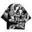 Demon Print Samurai Shirt Clothing Traditional Haori Kimono Women Men Japanese Carousel 6
