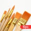 6Pcs Portable Watercolor Brushes Wooden Handle Watercolor Paint Brush Pen Set Carousel 3
