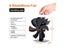6 Blades Fireplace Fan For Stove Wood Heater Efficient Heat Distributor Carousel 5