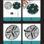 Adjustable Hole Saw Cutter 4.32cm to 12.7cm Wood Drilling Bit Carousel 6