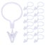 80pcs Curtain Rings With Clips Curtain Clips Curtain Hangers Clips Drapery Clip Carousel 1