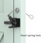 Garden Gate Latch, Automatic Gravity Latch Spring Iron Gate Lock, With Adjustabl Carousel 2