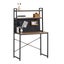 Space-Saving Study Desk / Home Office Workstation with book shelf W84cm Carousel 2