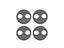 4PCS DJI Mini 3 Pro Aluminium Motor Cover Cap Dust-proof Protector Carousel 1