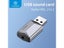 Hagibis 2 In 1 USB Sound Card For PC Laptop PS4 5 Windows Mac Carousel 2