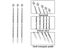 Stainless Steel 7.5 Inch Stir Sticks With Small Rectangular Paddles For Coffee Carousel 4
