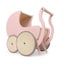 Kinderfeets Pram - Rose Carousel 1