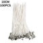 2.6-20cm 50/100PCS Cotton Candle Wicks Set Smokeless Wax Pure Cotton Core DIY Carousel 1