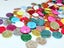 15pce Sparkling Glitter Mixed Buttons - 12mm Carousel 1