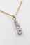 14kt Gold Set TDW 1ct Solitaire Lab Grown Diamond Pendent Carousel 1