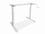 Manual standing desk 120cm - Light oak top Carousel 4