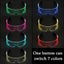NEW LED Light-Up Glasses - 7 Color Cyberpunk Sci-Fi Goggles for Parties Carousel 4