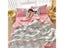 Fashion Print Spring Summer Quilted Thin Soft Skin-friendly Washable Blanket Carousel 5