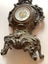 Art nouveau mantle clock West germany Carousel 4