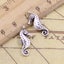 5pcs Silver Tone Seahorse Charms - 22x8mm Carousel 1