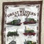 ** RETRO TEA TOWEL ** PURE COTTON ** THE GREAT WESTERN RAILWAY ** Carousel 1