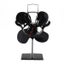 4 Blades Heat Powered Stove Fan For Log Wood Burners Ecofan Quiet Black Home Carousel 3