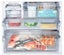 Panasonic 380L Bottom Mount Fridge Freezer - Black Steel Carousel 6