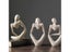 JOLOVE Nordic Abstract Thinker Statue Resin Figurine Office Home Decoration Carousel 4