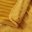 Dreamaker Chunky Embossed Fleece Heated Throw Mustard Gold 200 x 180cm Carousel 12
