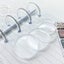 100pcs Super Clear Mushroom Planner Binding Discs Notebook Binder Rings Discs Carousel 3