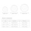100pcs Super Clear Mushroom Planner Binding Discs Notebook Binder Rings Discs Carousel 7
