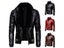 Faux PU Leather Coat Jacket Carousel 7