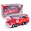 Kids Electronic Fire Truck Water Shooting Lights Sounds Extending Ladder Toy Car Carousel 9