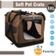 Dog Travel Cage Collapsible Soft Pet Crate 3XLarge/101x68x67cm Carousel 1