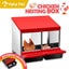 Vaka Chicken Hen Coop Hutch 2 Hole Inside Outside Roll Away Lay Egg Nesting Box Carousel 3