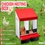 Vaka Chicken Hen Coop Hutch 2 Hole Inside Outside Roll Away Lay Egg Nesting Box Carousel 4