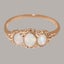 9ct Rose Gold Opal ring Womens Trilogy Ring - Carousel 4