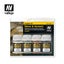 Vallejo AV73192 Pigments Set Stone & Cement 35ml Carousel 1