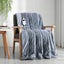 Dreamaker Faux Mink Heated Throw Blue Grey 160x120cm Carousel 1