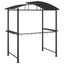 Bbq Gazebo With Side Shelves Anthracite 210x114x230 Cm Steel Tlbotk Carousel 5