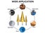 3PCS Step Drill Bit Set HSS Drill Bits Carousel 8