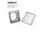 100/125/150mm Stainless Steel Air Vent 4" 5" 6" Duct Grill Wall Square Tumble Carousel 2
