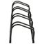 vidaXL Bike Rack for 4 Bikes Black Steel Carousel 3