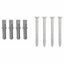 vidaXL Bike Rack for 4 Bikes Black Steel Carousel 5